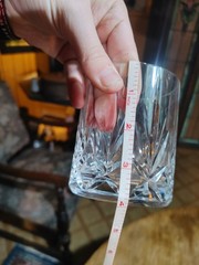Lot Of 6 Miller Rogaska Crystal Old-Fashioned Glasses