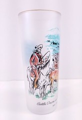 6 Vtg 1959 Rush To The Rockies Colorado Centennial Tumblers Complete Set 6.5″