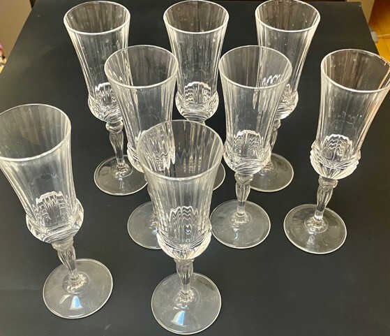 Royal Crystal Rock Aurea Champagne Flutes