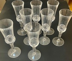 Royal Crystal Rock Aurea Champagne Flutes