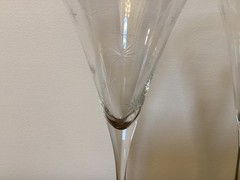 2 Marquis by Waterford Crystal 11″ Celebration Starburst Champagne Flute Glasses