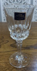(12) Cristal D’Arques France CHANTELLE Lady Victoria Cut Crystal Cordials 4 3/8″