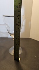 Lenox Mansfield Crystal Platnium Water/ Wine Glasses Set Of 14