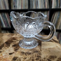 Shannon 24% Lead Crystal Handcrafted Designs of Ireland Gravy Sauce Boat New