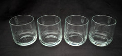 Set of 4 CRISA Libbey Rock Glasses Heavy Bottom Whiskey, Cocktails, Juice 12oz