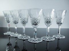 Vintage 1 Crystal Wine Glass Size Modeled Tarn France St Louis 16 Cm