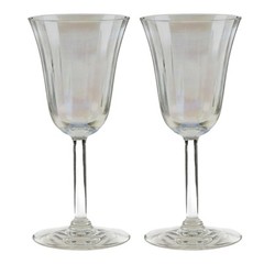 Mother of Pear Claret Wine Glassl (Stem 766) Set of 2