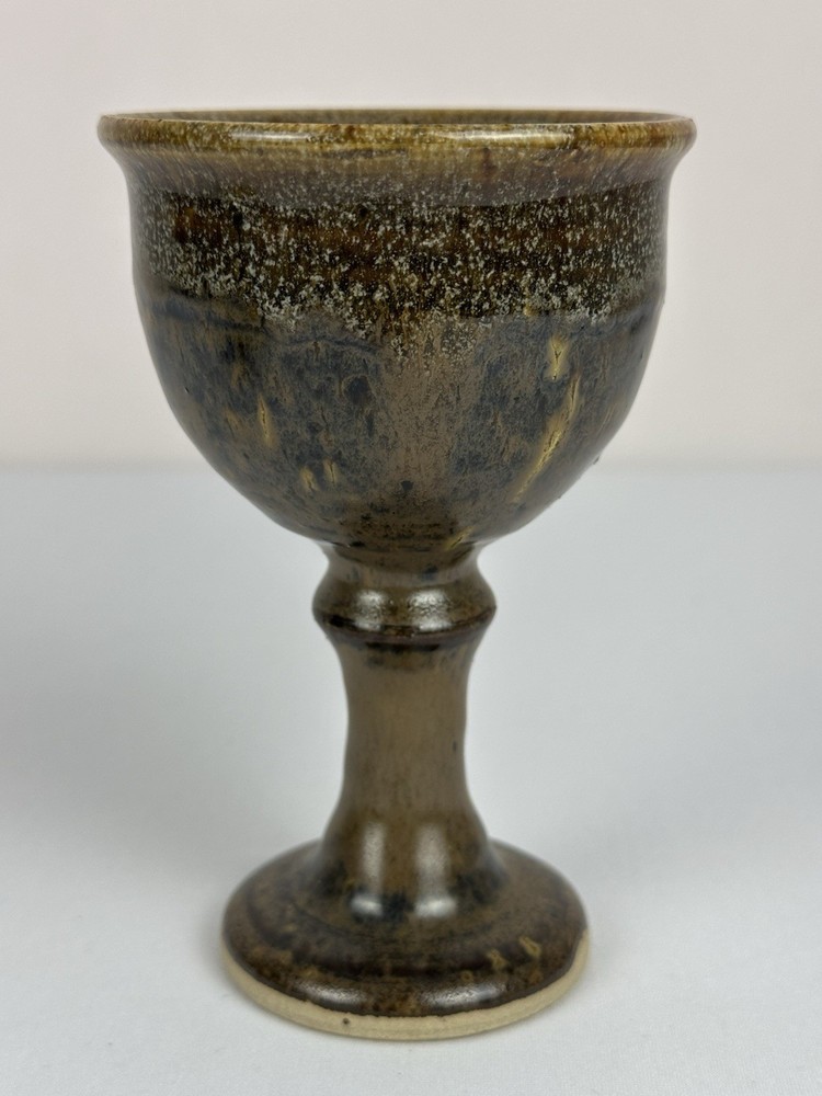 Ceramic Pottery Wine Goblet / Grail / Chalice