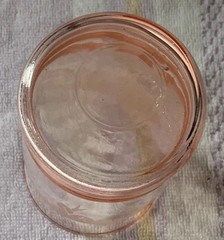 Antique Pink Depression Dogwood Tumbler 5″ Tall Excellent 2 3/4” W. Flared Top