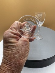 Lenox Crystal 8 1/4” Gold Rim Wine Glasses