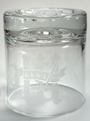 Nice Heavy Bottom Whiskey/Double Old Fashioned 12oz Glasses Etched with a Logo