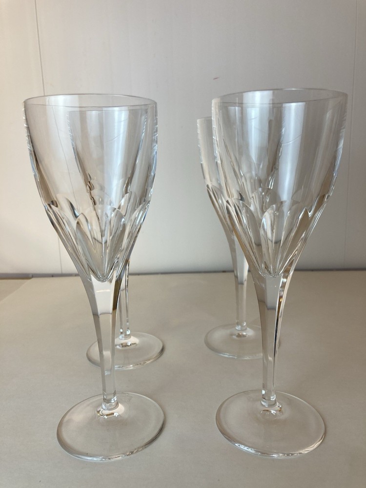 Villeroy and Boch crystal adeline claret wine glasses set of 4