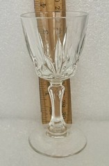 4 Cristal d’Arques Durand Crystal Cordial Glasses Palmes Mini Dessert Tasting
