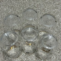 6 Crystal Glasses Made in German Democratic Republic Crystal Clear Industries