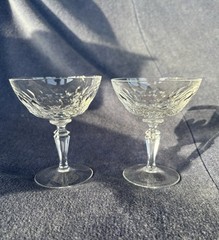 Set of 2 Hutschenreuther Dogwood Champagne/Sherbet 3 3/4″ tall