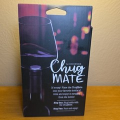 ChugMate Wine Glass Topper, Goblet to Drink Straight from The Bottle Barware New