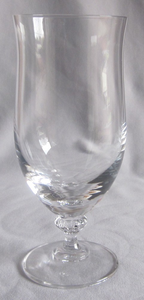 Iced Tea Goblet Glass Mikasa Crystal Ardmore Pattern 7″