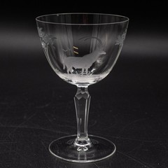 CHIP- Queen Lace «Kenyan African» Sable Liquor Cocktail Glass – 4 7/8″ #H