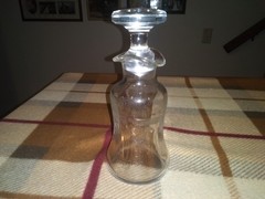 Central Glass Works, Etch 11 Oil and Vinegar bottle