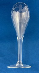 Princess House Heritage Pattern Champagne Tulip Single Glass