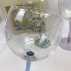 Set of 4 Lenox Butterfly Meadow Etched Balloon Wine Glass Goblet 15oz 9” NIB