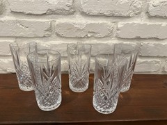 Godinger Dublin Crystal Highball Glass – Classic Cut – Set Of 5