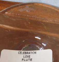 Waterford Crystal Celebration Love Toasting Champagne 10 1/2″ Stem Goblet, Pair