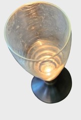 5 Vintage David Douglas Light-Up Champagne Flutes Glass & Plastic 9.25″ Tall