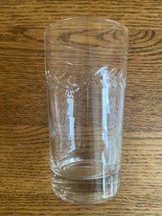 SET OF 4 Anchor Hocking LAUREL 5″ Tumbler; 10-ounce; Heavy Base; Excellent