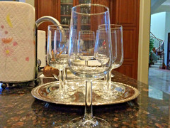 Set of 6 – Handblown 7 1/2″ Wine/Water/Ice Tea Goblets made in France