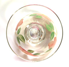 Vtg Franciscan Desert Rose Goblet Imperial Glass 5 inch RAREST size to find