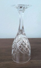 Vintage Dublin By Godinger Goblet/Wine Single Stem Glass 8″ EUC