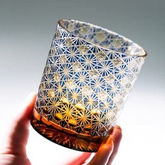 Crystal Whiskey Tumbler Hand Cut Old Fashioned Glass