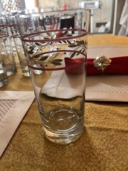 Holly Berry Tall Tumblers Collins Glasses 2 Sets Of 4 (Matching Goblets Avail)