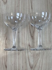 Vintage Estate Set Of 2 Champagne Glasses