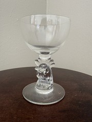 Vtg Heisey «Rooster Head» Stemmed Cocktail Cordial Glass Pattern #5048 *One*