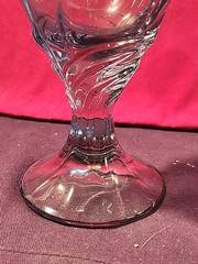 Noritake Sweet Swirl Iced Tea Goblets Light Blue 7 3/8in. Tall Set of 2