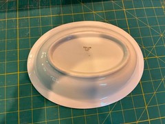 Syracuse China SS Oriental Gold Trim Flowery – 10″ OVAL VEGETABLE BOWL