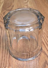 Unbranded Luminarc Clear 10 Panel Rolled Lip 16 Oz Barware Working Glass Tumbler