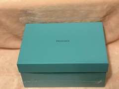 Tiffany and Co Set of 2 Tumblers Clear Crystal Glass Glasses Italy New Sealed !!