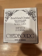 French Lead Crystals By W.m. Dalton Unit No. 5, 2 Cordial Included In Package