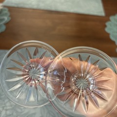 2 Edinburgh Crystal Wine Glasses KELSO Pattern 6 7/8 in.