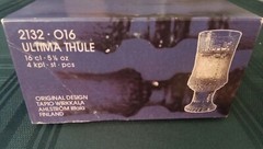 Ultima Thule Tapio Wirkkala 4pcs White Wine Glasses Iittala Finland 5 1/2 oz NIB