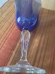 Cristal D’Arques Casual Setting Sapphire Water Goblets Set Of 6