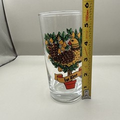 Christmas Indiana Glass Replacement 1st Day Partridge Pear Tree 12 Days VTG