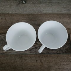 Vtg Corelle Livingware Corning Coffee Tea Mugs Cups Gold Butterfly USA 8oz