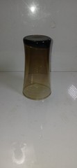 Anchor Hocking Linden Mocha smoky brown glass tumbler