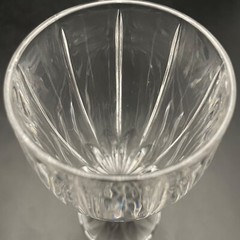 Mikasa Berkeley 2 Piece Crystal Wine Glass Set Made in West Germany 6.75″t 6oz