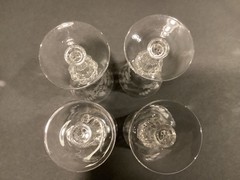 Tiffin Glass Fuchsia 4″ #15083 Cordial 1 oz Goblet set of 4