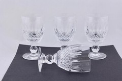 SET OF 4 WATERFORD CRYSTAL COLLEEN 4-3/4” CLARET WINE GLASSES – MINT